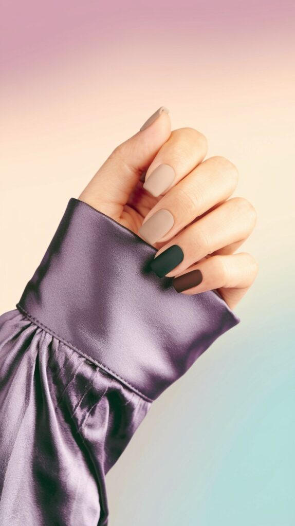 matte nails
